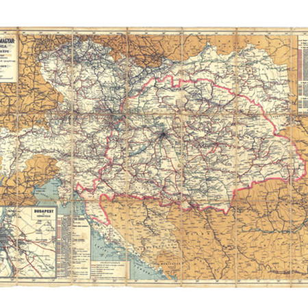 Ignácz Hátsek: The Rail Map of the Austro-Hungarian Empire